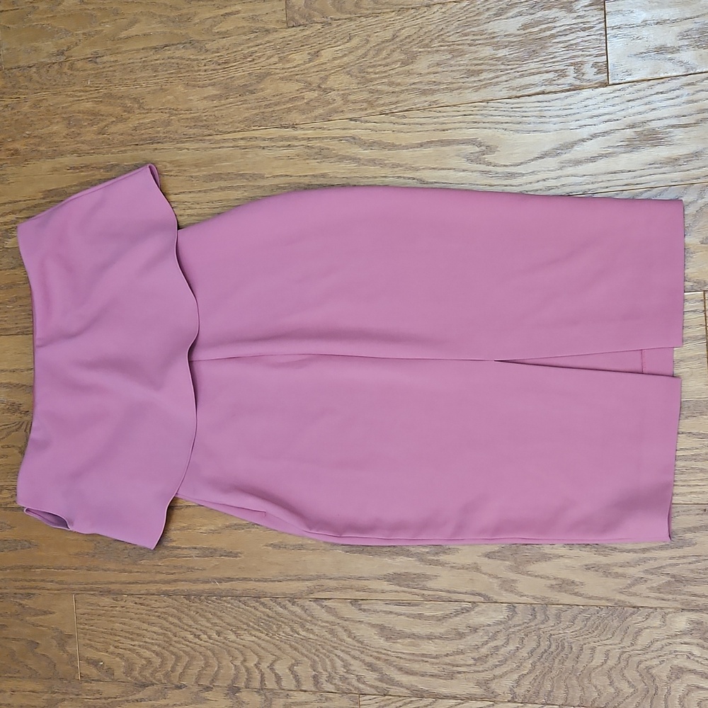 Likely Driggs Ruffle Overlay Midi Dress Revolve in Pink Sz 6 - Picture 6 of 6